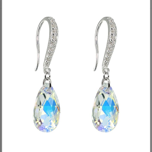 💸FINAL PRICE DROP🌻NIB 925 Golden Shadow Aurora Borealis Earrings🌻 - Picture 11 of 14